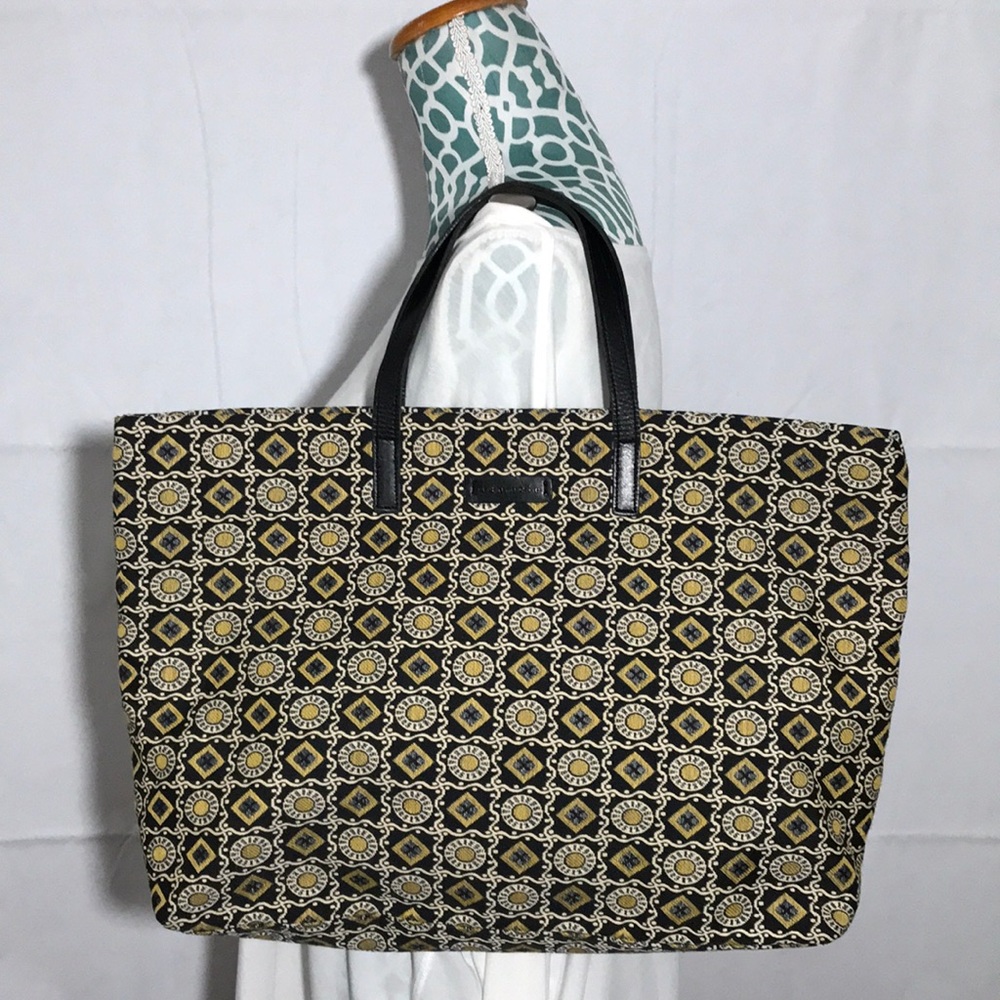 Ssamzie Black and Gold Satchel Purse Lined